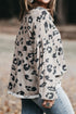 'Faryn' Grey Printed Oversize Knit T-Shirt - Celes Fashion